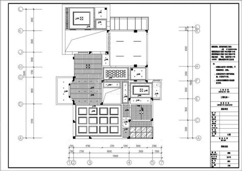 青岛市某豪华别墅建筑方案cad布置图别墅建筑土木在线