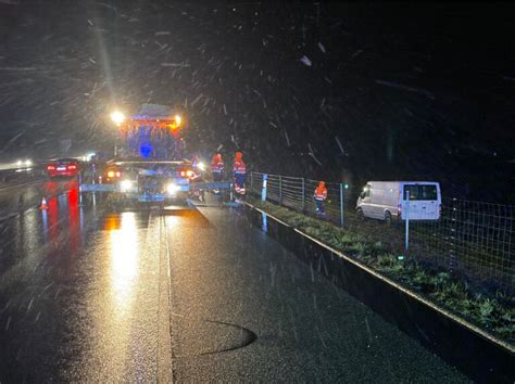 A1 Oensingen SO Lieferwagen Durchbricht Wildschutzzaun Polizeinews Ch