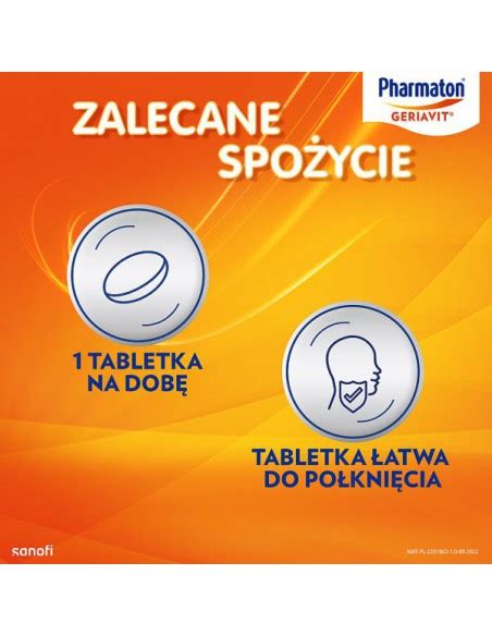 Zestaw Pharmaton Geriavit Tabletek Gratis