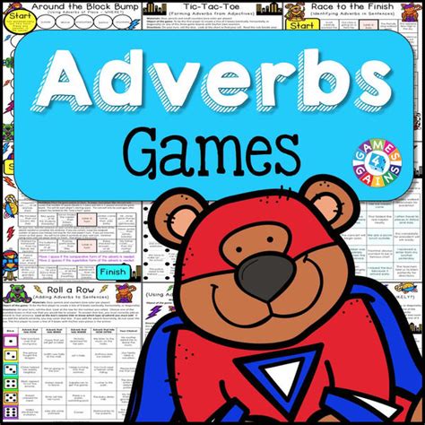 Adverbs Games – Games 4 Gains