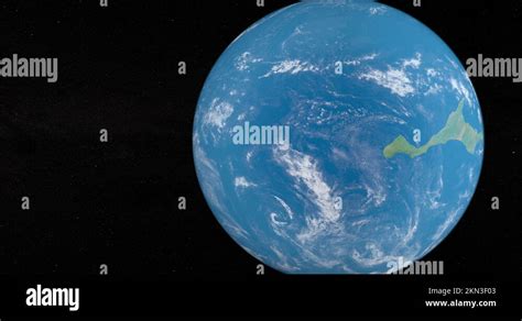 Ur supercontinent in earth planet and moon Stock Video Footage - Alamy