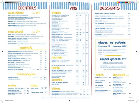 Carte Et Menus La Cri E Nanterre Nanterre Thefork