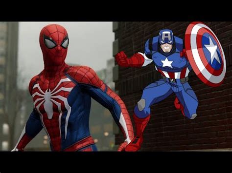 Captain America Spider Man PS4 Easter Eggs YouTube