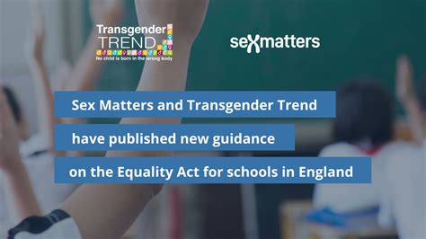 Sex Matters On Twitter To Help Schools Treat All Pupils With Fairness