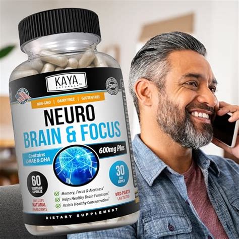 Kaya Naturals Neuro Brain For Memory And Focus Nootropic Energy