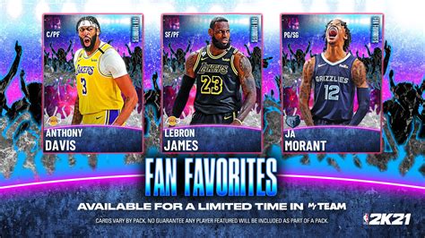 NBA 2K21 MyTEAM on Twitter: "Fan Favorites have arrived 🔥 Run with ...