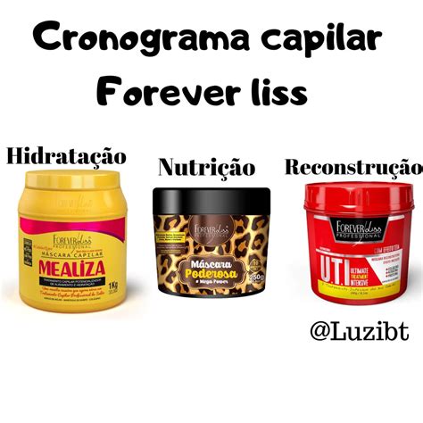 Cronograma Capilar Forever Liss Cronograma Capilar Forever Liss