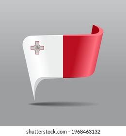 Maltese Flag Map Pointer Layout Vector Stock Vector (Royalty Free) 1968463132 | Shutterstock