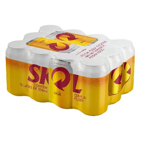 Cerveja Skol C 6X350Ml Tateno Supermercado