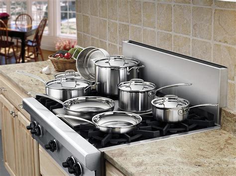 Cuisinart Stainless Steel 12 Piece Cookware Set Mcp 12n