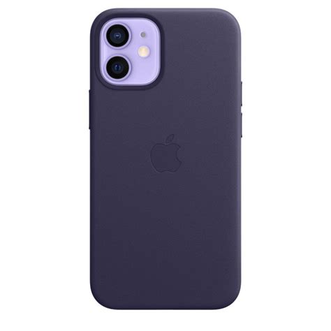 Apple Iphone 12 Mini Leather Case With Magsafe Deep Violet Accs Frendy