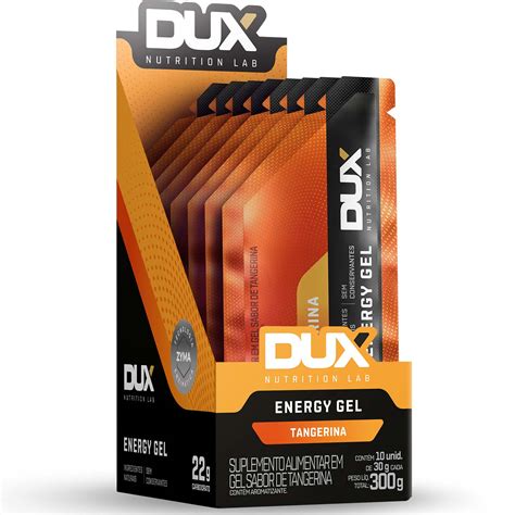 Energy Gel 10 sachês de 30g DUX Nutrition Lab Meu Mundo Fit