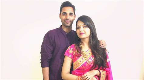 Bhuvneshwar Kumar And Wife Nupur Nagar Celebrate Karwa Chauth