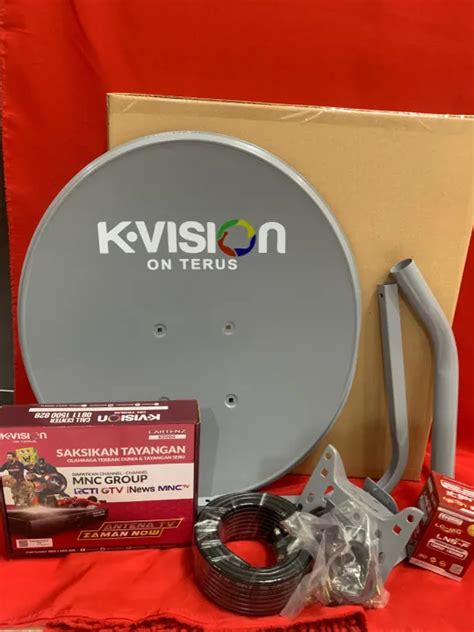 Paket Parabola Mini Cm Receiver Kvision Cartenz K Mnc Lazada