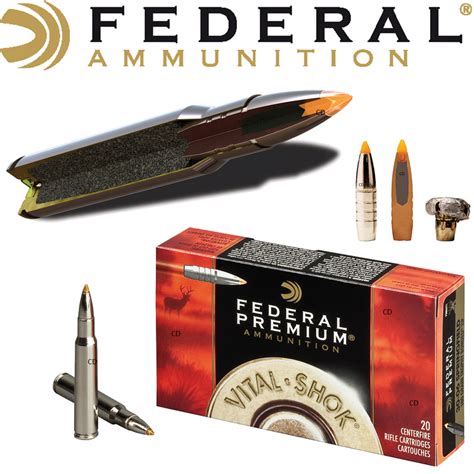 BALLES FEDERAL TROPHY BONDED TIP VITAL SHOK 300 WIN MAG 180 Grains PAR 20