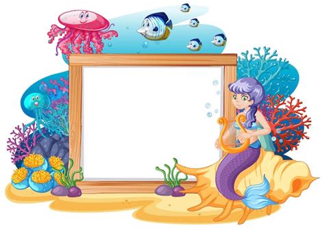 Mermaid Frame Images Free Download On Freepik