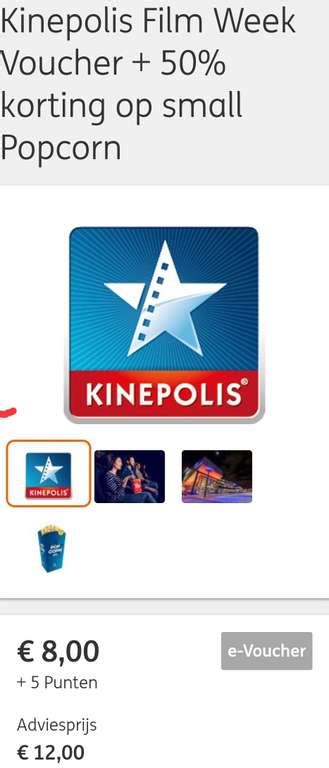 Bioscoopkaartje Kinepolis Voor Euro Via Ing Rentepunten Pepper