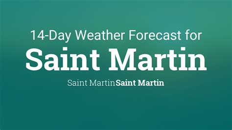 Saint Martin, Saint Martin, Saint Martin 14 day weather forecast