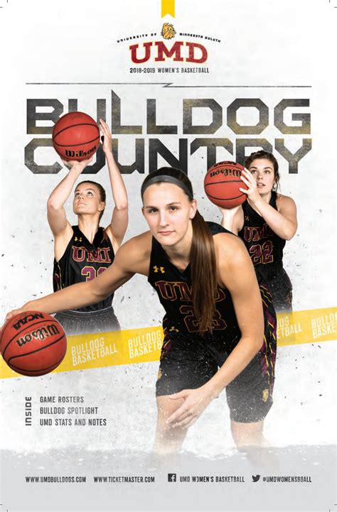 UMD Bulldogs Women's Basketball Program 2018-19 by UMD Athletics - Issuu