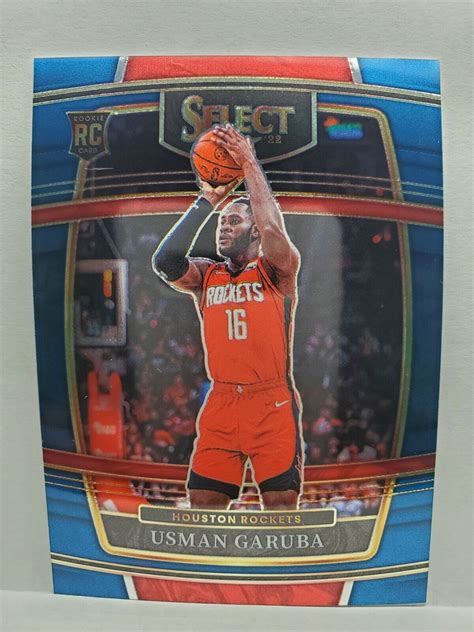 Panini Select Rookie Usman Garuba Houston Rockets Ebay