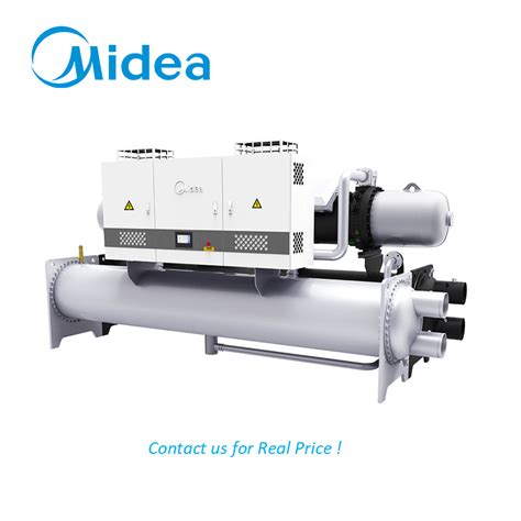 Midea Screw Chiller 380v 3ph 50hz 200ton Accurate Cooling Capacity