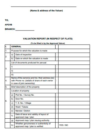 Sample Residential Valuation Report In Pdf