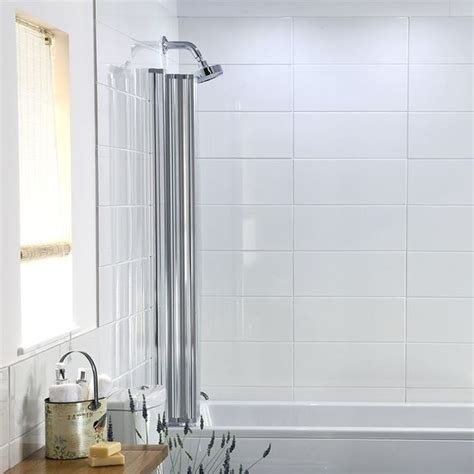 Coram Folding Bath Screen Chrome 1060mm