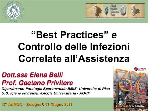 PPT Best Practices E Controllo Delle Infezioni Correlate All