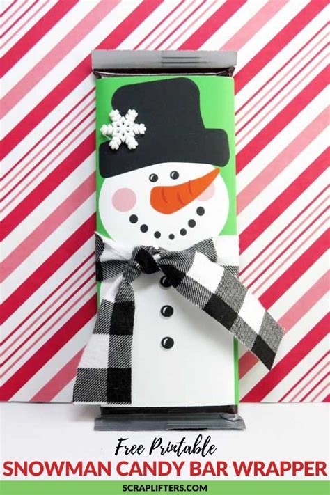 Free Printable Snowman Chocolate Bar Wrappers - Free Templates Printable