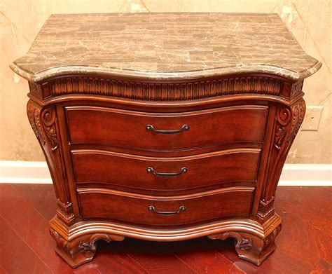 Three Drawer Nightstand Ebth