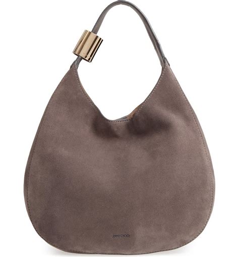 Jimmy Choo Stevie Suede Genuine Snakeskin Hobo Nordstrom Jimmy