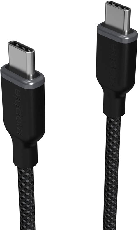 Mophie Charge Stream 3m Usb C To Usb C Cable Black 409911483 Best Buy