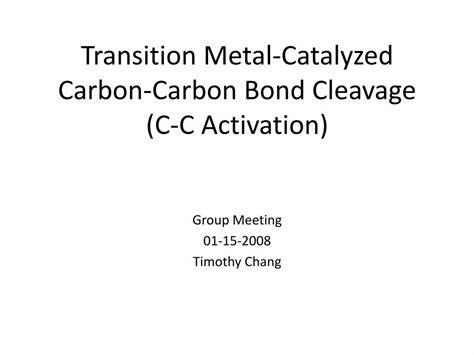 PDF Transition Metal Catalyzed Carbon Carbon Bond Cleavage DOKUMEN TIPS