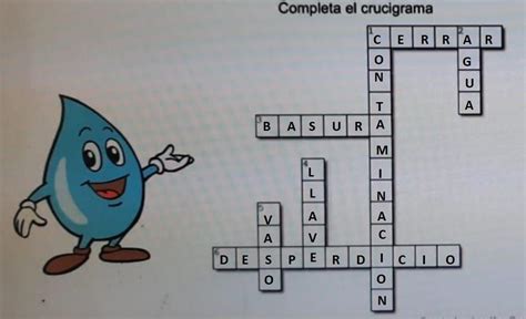 La Importancia De Cuidar El Agua Crucigrama Sobre El Agua Otosection