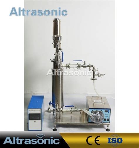 China Ultrasonic Circular System For Khz Watt Homogenizer