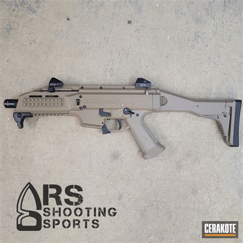 Cz Scorpion Stock Coated In Fde E 200 Cerakote