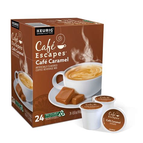 Café Escapes Café Caramel Keurig K-Cup Pods 24-Count | MrOrganic Store