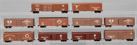 Ten different built up HO scale box cars (#0224) on Apr 15, 2023 ...