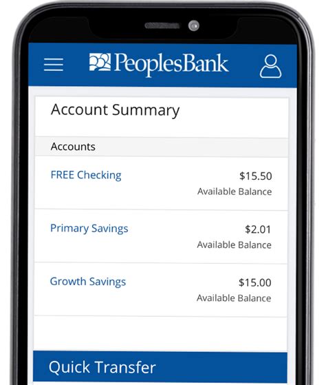 PeoplesOnline & Mobile Banking | PeoplesBank