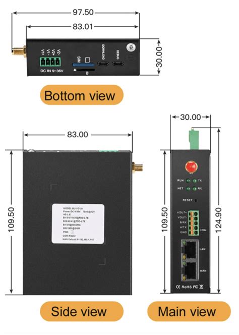 PLC gateway BL102 PLC Modbus to MQTT OPC UA gateway giá rẻ