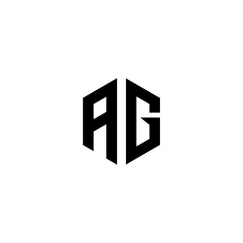 Vector Del Logotipo De Ag Vector Premium