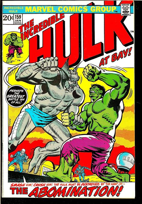 Incredible Hulk 159 1973 Herb Trimpe Classicmarvelcovers