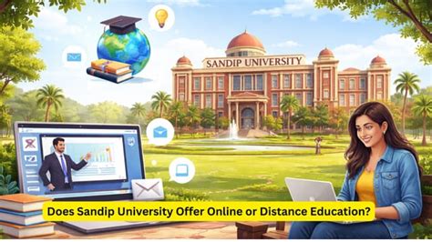 Does Sandip University Offer Online or Distance Education?
