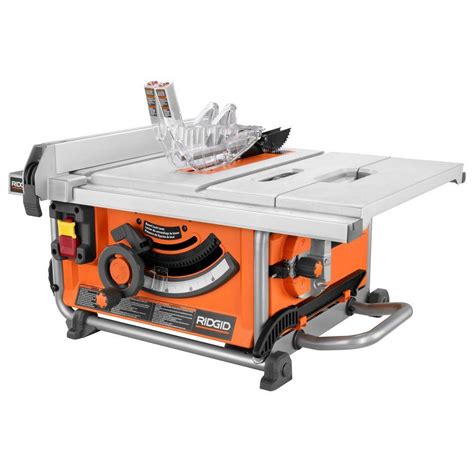 Ridgid 15 Amp 10 In Compact Table Saw R4516 The Home Depot