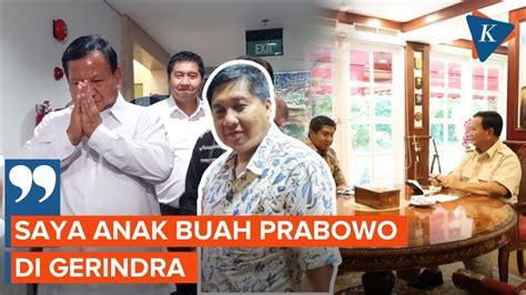 Maruarar Sirait Akui Sudah Bersama Prabowo Di Gerindra YouTube