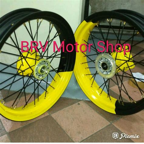 Jual Velg Klx Dan D Tracker 150 Paketan Komplit Velg Super Moto Bebas