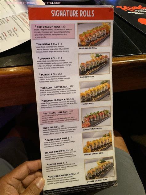 Menu at Kobe Japanese Steakhouse, Kissimmee, Parkway Blvd