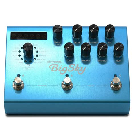 Strymon Big Sky Multi Reverb Pedal Secondhand At Gear Music