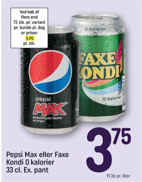 Pepsi Max Cola Tilbud Hos Rema