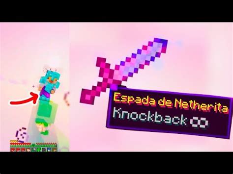 Tener Espada Con Empuje Knockback Minecraft Java Comando Youtube